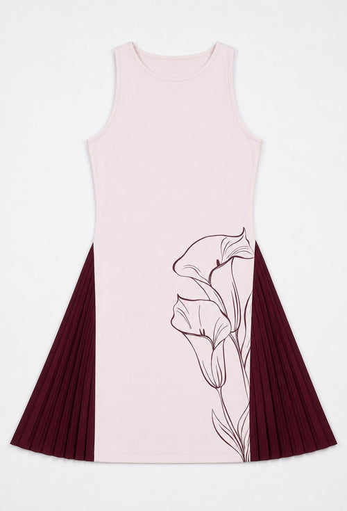 Calla Pleated Dress